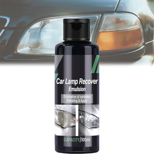 BEAMREVIVE Car Lamp Recover Emulsion, Head Light Restoration Spray Bottle Turn Cloudy Into Instant Clarity and Lasting Protection (1 set,100ml) von Tencipeda