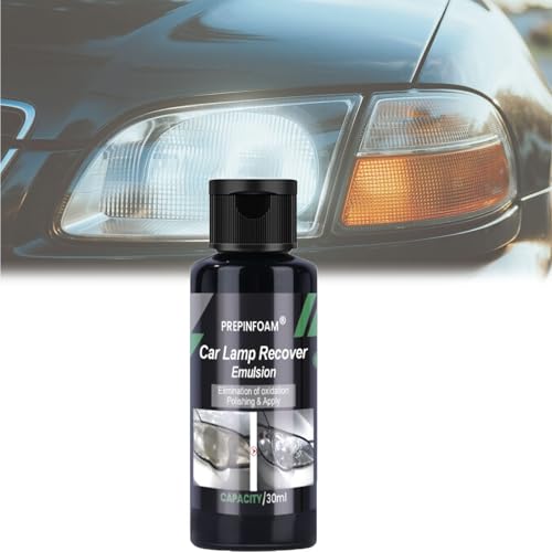 BEAMREVIVE Car Lamp Recover Emulsion, Head Light Restoration Spray Bottle Turn Cloudy Into Instant Clarity and Lasting Protection (1 set,30ml) von Tencipeda
