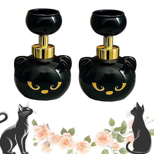 Cute Cat Paw Foam Soap Dispenser, Cat Paw Soap Dispenser with Refillable Pump, Foaming Pump Bottle Create Paws for Bathroom Kitchen and Gifts (2pcs) von Tencipeda
