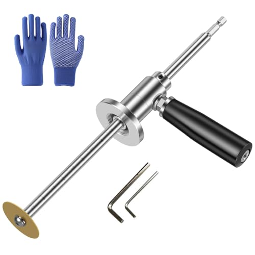 Inside Pipe Cutter for Pvc Pipe, Inside Pvc Pipe Cutter for Drill, Fit for 1-1/2 Inch to 8 Inch, 1/4in Hex Shank Fit for Impact Drivers and Drills von Tencipeda
