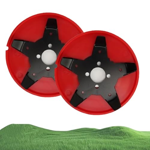 Manganese Steel Weeding Disc, Weeder Plate for Weedeater, Amphibious Weed Whacker Attachment Universal for Weeding In Paddy Fields and Dry Land, No Damage to Seedlings (2pcs) von Tencipeda