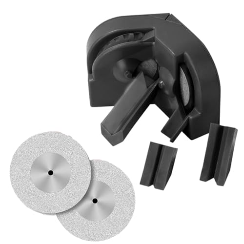 Multipurpose Drill Bit Sharpener, Easy-to-Use Drill Sharpener for Grinder, Carbide Compatible (Black) von Tencipeda