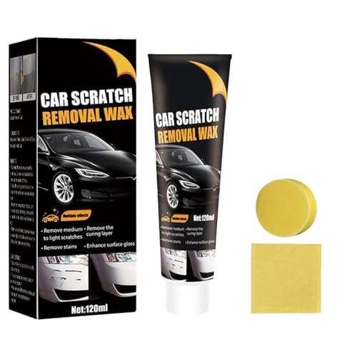 Scratch Remover for Vehicles, 2025 Upgrade Car Scratch Remover Kit with Wipe Sponge, Car Wax Kit for Deep Scratches (1 set) von Tencipeda