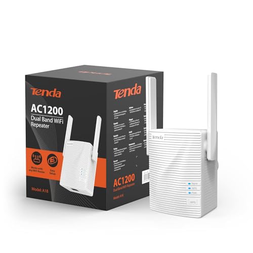 Tenda A18 867 Mbps Wall Plug Wireless Range Extender Tenda A18 867 Mbps Wall Plug Wireless Range Extender von Tenda