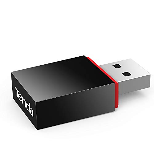 Tenda U3 WLAN USB Adapter, Mini Größe USB Stick (300 Mbit/S, AP-Modus, kompatibel zu Windows 11/10/8.1/8/7/XP, Mac OS 10.7-10.12, Linux) Schwarz von Tenda