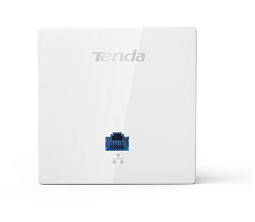 Tenda W6-S N300 Wandplatte Wireless Access Point 300Mbps 2.4GHz zentral gemanaged - weiß von Tenda