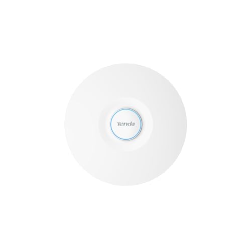 Tenda i29 AX3000 Access Point PoE WiFi 6 (802.11ax Dualband, MU-MIMO & OFDMA, WPA3, mehrere SSIDs, zentrales Management, PoE+ Powered, inklusive Netzteil) von Tenda