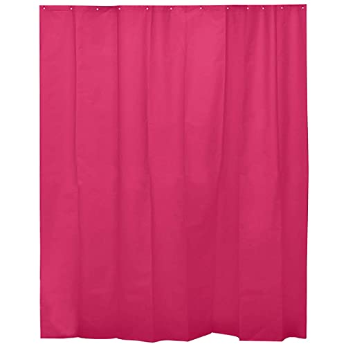 Tendance Duschvorhang, PEVA, 180 X 200 cm, Fuchsia, 200 x 30 x 180 cm von Tendance