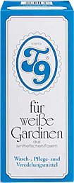 Waschmittel für weisse Gardinen Tenetex T9 Pulver 400 g Waschmittel für weisse Gardinen Tenetex T9 Pulver 400 g von Tenetex