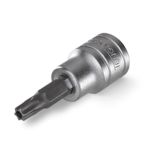 Teng Tools TPX40 3/8-Zoll-Antrieb, manipulationssicher, Torx TPX Chrom-Vanadium-Stecknuss | Mechanikwerkzeug | Handwerkzeug – M381240-C von Teng Tools