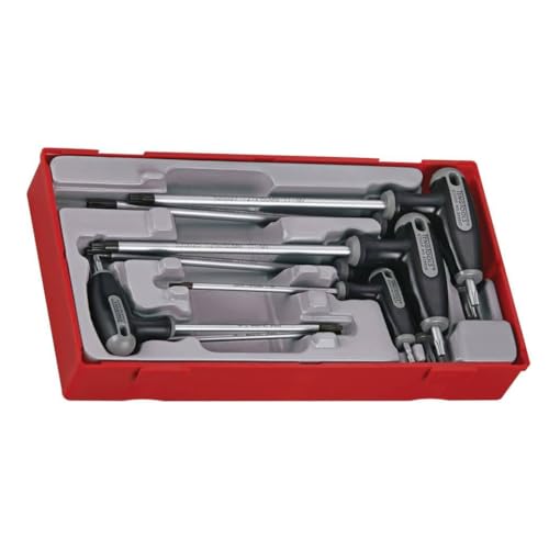 TengTools™ Schweden, kombinierbarer T-Griff TX/TPX-Schlüsselsatz aus CrMo-Werkzeugstahl, 7-teilig von TENG TOOLS