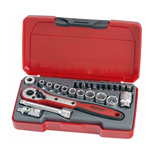 TENG T1424 Socket Set Metric 24 Piece 1/4in Drive von Teng Tools