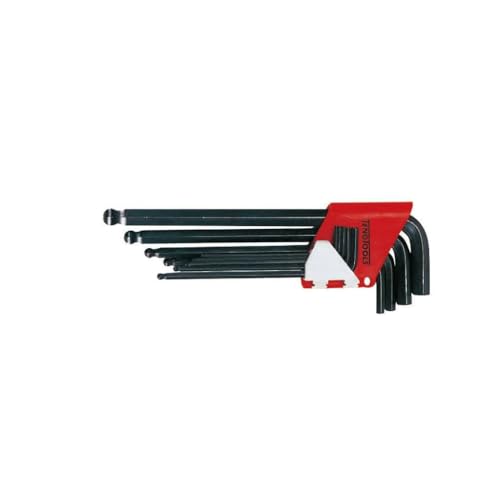 Teng Sechskantschlüssel-Set, 1479 mm, metrisch, 1,5–10 mm, Kugelspitze, 9 Stück von TENG TOOLS