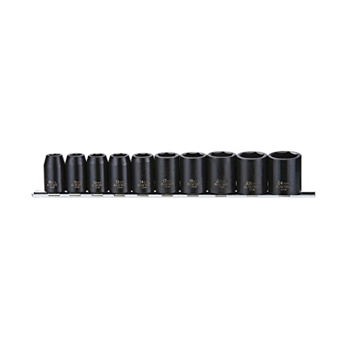 Teng - 9121 Metric Impact Socket Set 10 Stück 1/2in Drive - TEN9121 von TENG TOOLS