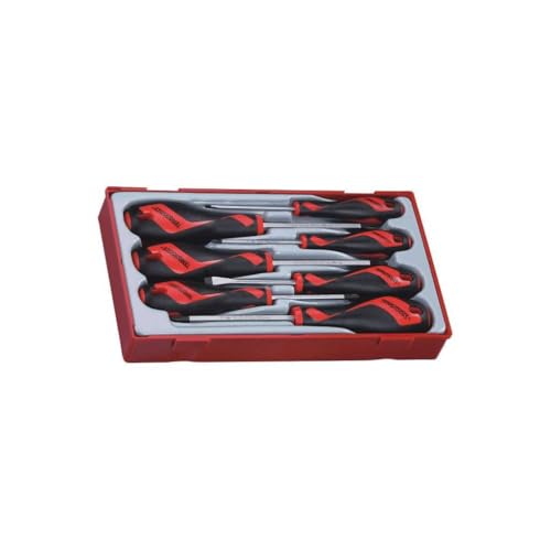 TengTools™ Schweden, kombinierbarer Schraubendrehersatz, Schlitz, PH, PZ, mit ergonomischem, rutschfestem 2-Komponenten TPR-Griff, 7-teilig von TENGTOOLS