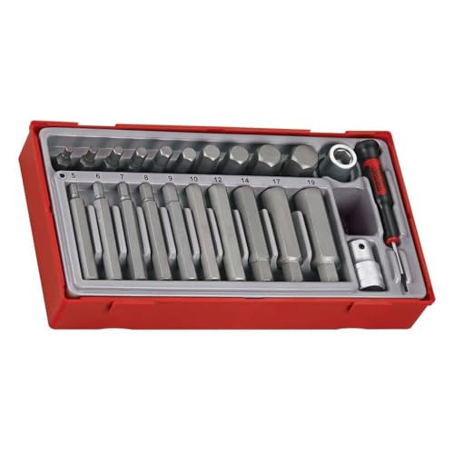 Teng - TTHEX23 23 Stück Metric Hex Bit Socket Set - TENTTHEX23 von Teng Tools