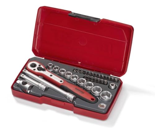 Teng t3834 3/8 Zoll Vierkant Stecknuss- und Bit-Set 34-) von Teng