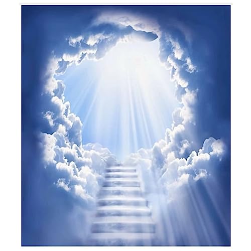 Himmelstreppe DIY Diamond Painting, 5D Diamant Paint Kits Kristallartiges Kreuzstichset Full Diamant Malen nach Zahlen für Erwachsene Kinder für Schlafzimmer Büro Wand Dekoration Square Drill,40x50cm Himmelstreppe DIY Diamond Painting, 5D Diamant Paint Kits Kristallartiges Kreuzstichset Full Diamant Malen nach Zahlen für Erwachsene Kinder für Schlafzimmer Büro Wand Dekoration Square Drill,40x50cm von TengYuer