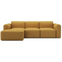 Tenksom Ecksofa "Rund, Relax-Ecke, Big-Sofa, Endless Seating," Bezüge wechselbar, Kaltschaum im Sitz, Nordic Swan Ecolabel von Tenksom