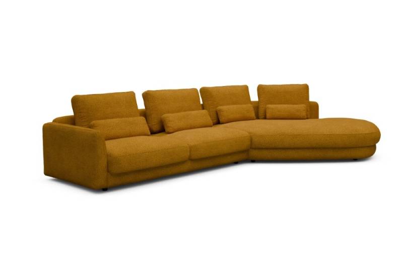 Tenksom Vivole Sofa mit 45° OpenEnd Lounger 536 Ochre - Bouclé PK3 3-Sitzer + 45° Lounger - Breite 393 cm Tenksom Vivole Sofa mit 45° OpenEnd Lounger 536 Ochre - Bouclé PK3 3-Sitzer + 45° Lounger - Breite 393 cm von Tenksom