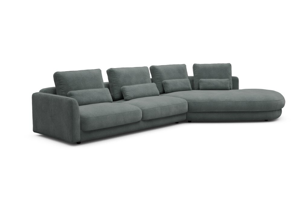Tenksom Vivole Sofa mit 45° OpenEnd Lounger 812 Smooth Silver Grey - Smooth PK4 3-Sitzer + 45° Lounger - Breite 393 cm Tenksom Vivole Sofa mit 45° OpenEnd Lounger 812 Smooth Silver Grey - Smooth PK4 3-Sitzer + 45° Lounger - Breite 393 cm von Tenksom