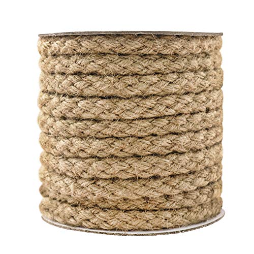 Tenn Well Jute-Schnur, geflochten 11MM, 25.3FT braun von Tenn Well