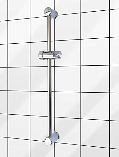 Romy | Brausestange | Metall 60 cm | mit Brausehalter | Duschstange | Dusche Brause | konisch | Duschinstallation | Dusch Halterung von Tenrit