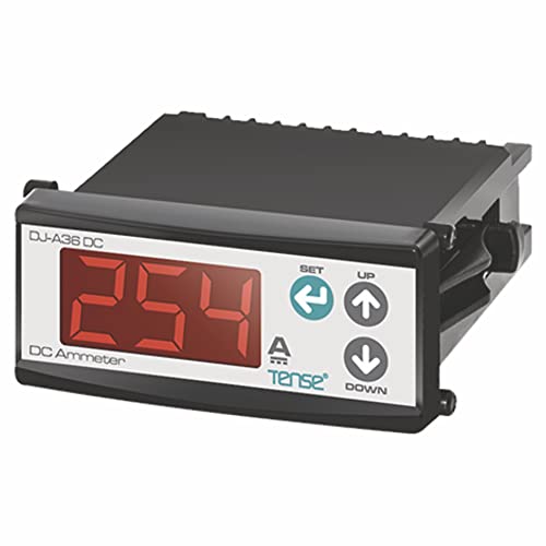 Tense DJ-A36DC Gleichstrom Einbaumessgerät DC Amperemeter 60mV 0-910A - Messshunt erforderlich von Tense Elektronik