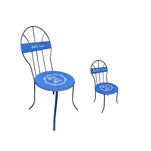 TentHome Blumenhocker Metall Vintage Shabby Kleiner Sitzhocker Landhaus Pflanzenhocker Rustikal Fußbänkchen Tritthocker Kinderhocker Used-Look Garten Dekohocker Shabby blau, 2er Set TentHome Blumenhocker Metall Vintage Shabby Kleiner Sitzhocker Landhaus Pflanzenhocker Rustikal Fußbänkchen Tritthocker Kinderhocker Used-Look Garten Dekohocker Shabby blau, 2er Set von TentHome