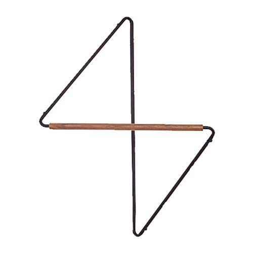 TentHome Eckgarderobe Möbel Wandgarderobe Metall Kleiderstange rustikaler Wandaufhänger Kleiderlüfter Holz Kleiderständer zur Wandmontage Garderobenhaken für Ecken Balkon Bad, Schwarz L- 80 x 100cm TentHome Eckgarderobe Möbel Wandgarderobe Metall Kleiderstange rustikaler Wandaufhänger Kleiderlüfter Holz Kleiderständer zur Wandmontage Garderobenhaken für Ecken Balkon Bad, Schwarz L- 80 x 100cm von TentHome