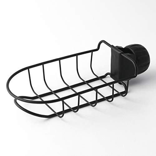 TentHome Küchen Utensilienhalter Spülbecken Organizer Küche Schwammhalter Metall Duschcaddy Duschablage zum Hängen Seifenhalter Seifenschale Duschstange Wasserhahn Abtropfgestell, Schwarz TentHome Küchen Utensilienhalter Spülbecken Organizer Küche Schwammhalter Metall Duschcaddy Duschablage zum Hängen Seifenhalter Seifenschale Duschstange Wasserhahn Abtropfgestell, Schwarz von TentHome
