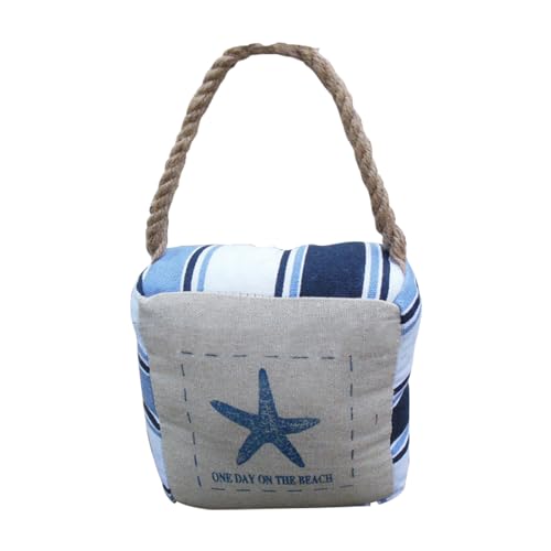 TentHome Mediterraner Stoff-Türstopper Sack schwerer Türdämpfer mit Schnur-Griff Maritim Türhalter Türpuffer Türsack Fensterstopper Sandsack für Boden Seesterne TentHome Mediterraner Stoff-Türstopper Sack schwerer Türdämpfer mit Schnur-Griff Maritim Türhalter Türpuffer Türsack Fensterstopper Sandsack für Boden Seesterne von TentHome