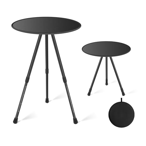 Tentock Stehtisch Klappbar Ausbaubar Montage Portable Esstisch Kleiner Beistelltisch Runder Couchtisch Nachttisch Klapptisch Schreibtisch Desk Foldable Wandtisch Schreibtisch Stabiler Outdoor von Tentock