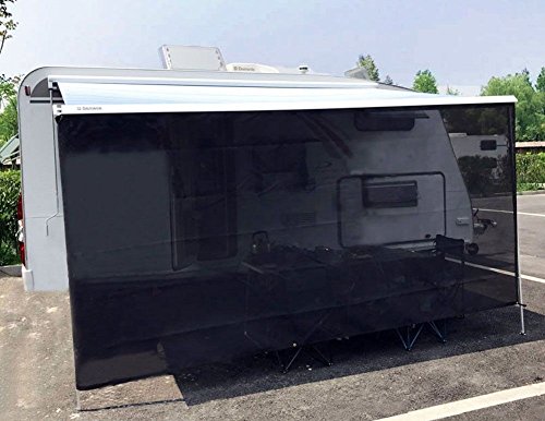 tentproinc Wohnmobil-Vorzelt Sonnenschutz Net komplett Kits Drop Wohnmobil Trailer Sun Blocker Bildschirm Roll-Plane Mesh Himmel Shelter – 3 Jahren Garantie Limited von Tentproinc