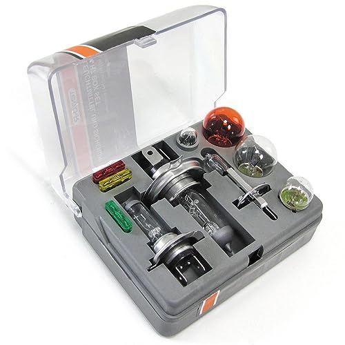 Ersatzlampenbox Sicherungen Lampenset H1 H4 H7 10-teilig für Auto PKW KFZ 12V Ersatzlampenbox Sicherungen Lampenset H1 H4 H7 10-teilig für Auto PKW KFZ 12V von Tenzo-R