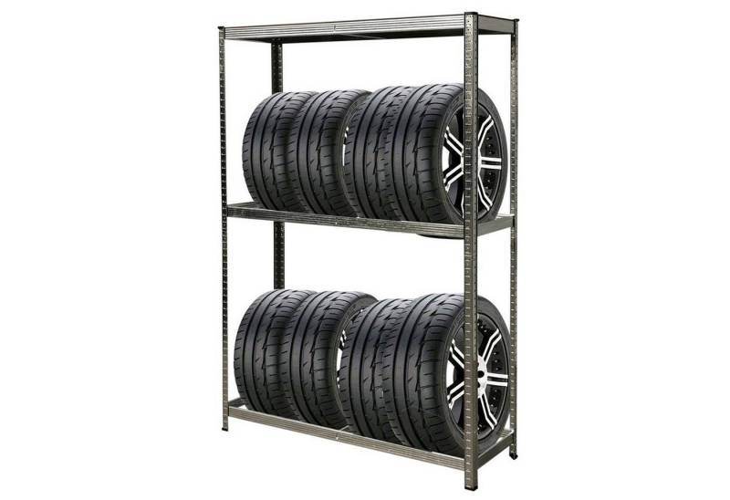 Tenzo-R Regal Reifenregal Reifenständer Werkstattregal Schwerlastregal 180x120x40cm von Tenzo-R