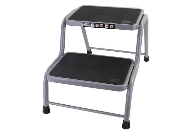 Tenzo-R Trittleiter Wohnwagen Caravan Doppel Trittstufe 2 Stufen Podest bis 150kg von Tenzo-R