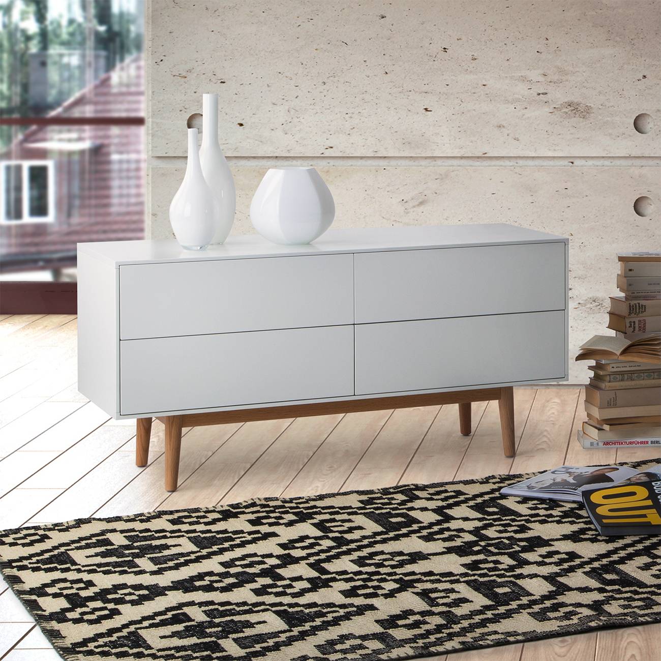 Sideboard LINDHOLM - Breite 120 cm von Mørteens