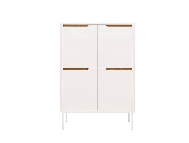 Tenzo Highboard, weiß, weiß von Tenzo