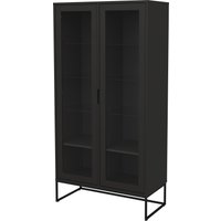 Tenzo Lipp Vitrine Spanplatte/Holzwerkstoff 90x43x178 cm von Tenzo