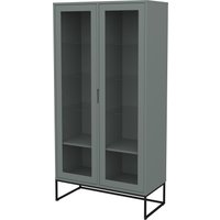 Tenzo Lipp Vitrine Spanplatte/Holzwerkstoff 90x43x178 cm von Tenzo