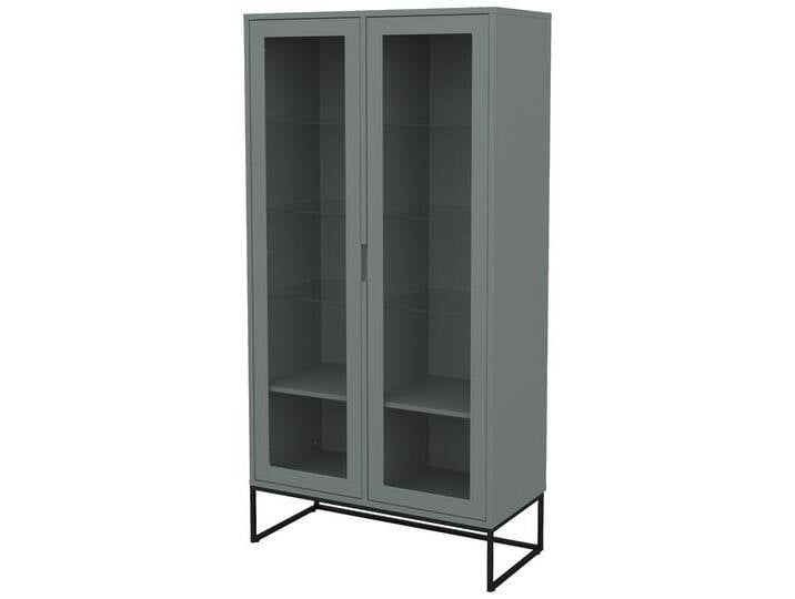 Tenzo Lipp Vitrine Spanplatte/Holzwerkstoff 90x43x178 cm von Tenzo