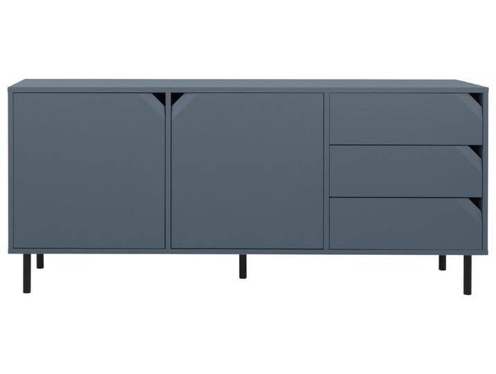 Tenzo Lowboard Corner Anrichte Metall/Spanplatte 176x43x77,5 cm, blau schwarz Tenzo Lowboard Corner Anrichte Metall/Spanplatte 176x43x77,5 cm, blau schwarz von Tenzo