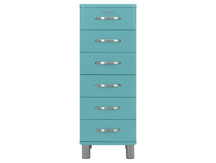 Tenzo Malibu Kommode Metall/Holzwerkstoff 41x41x111 cm von Tenzo