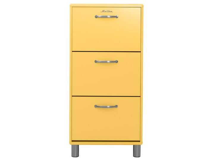 Tenzo Malibu Schuhschrank Metall/Holzwerkstoff 58x24x121 cm von Tenzo