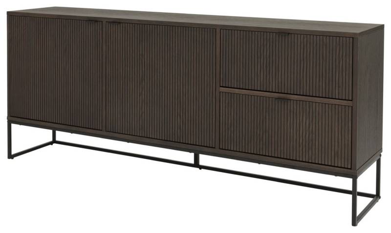 Tenzo Sideboard BALI, Geriffelte Eichenfronten, tiefe Schubladen, hochwertige Oberfläche von Tenzo