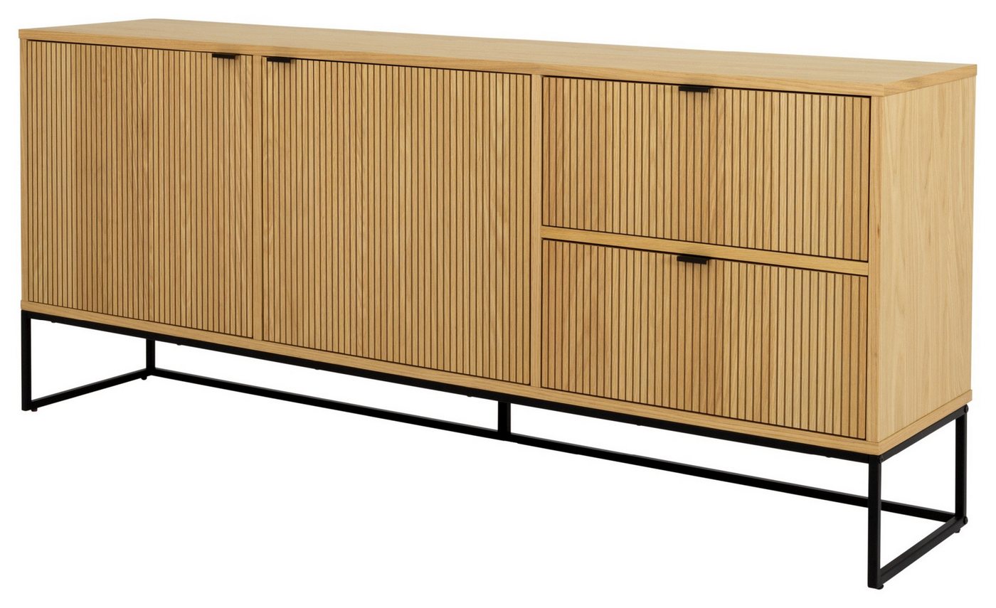 Tenzo Sideboard BALI, Geriffelte Eichenfronten, tiefe Schubladen, hochwertige Oberfläche Tenzo Sideboard BALI, Geriffelte Eichenfronten, tiefe Schubladen, hochwertige Oberfläche von Tenzo