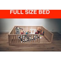 Handgefertigtes Montessori Bett | Großes 135x190 cm Teobeds von TeoBeds