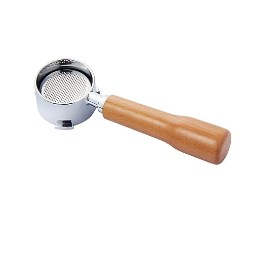 51mm abnehmbarer bodenloser Siebträger, Siebträgerbrühgriff für Kaffeemaschinen Professioneller bodenloser Siebträger von Teogneot