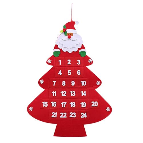 Weihnachtsbaum adventskalender, adventskalender zum aufhängen,stoff adventskalender,adventskalender taschen,adventskalender von Teogneot